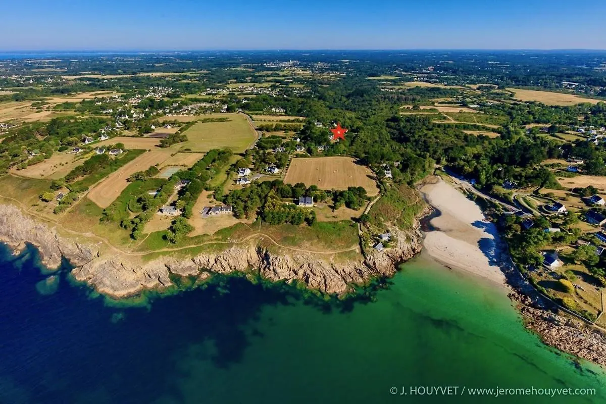 Villa Tidinghi, Plage De Rospico A Pied Nevez France